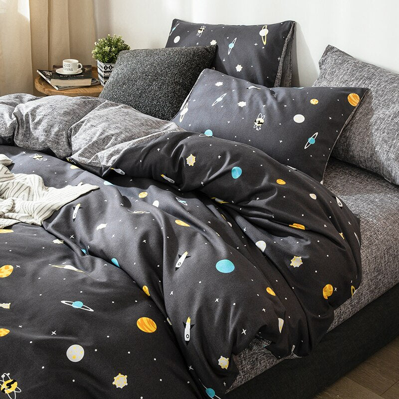 Linen-cotton Japanese Style Bedding Set