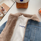 Jeans Fleece Coat