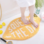 Peach/Lemon Bathroom Rugs