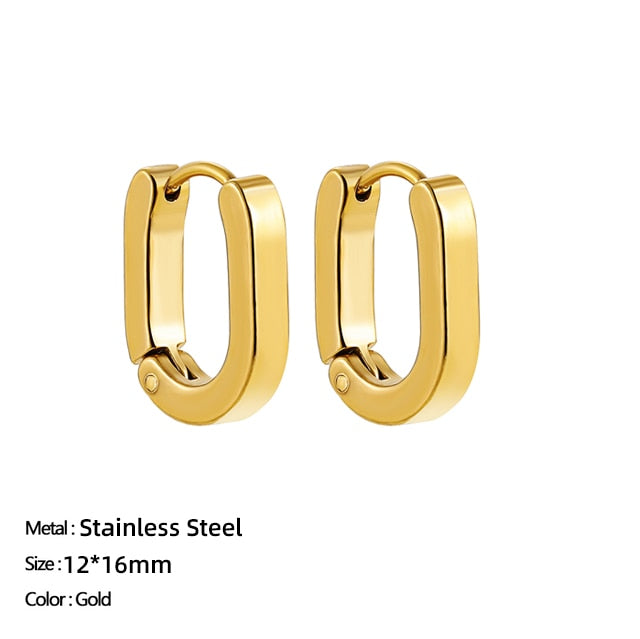 Classic Circle Hoop Earrings