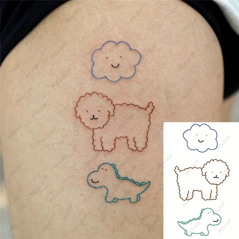Waterproof SticketTattoo Red Heart