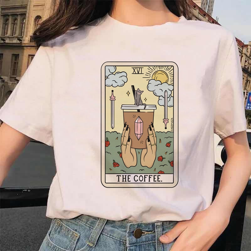 Tarot Card Funny Cartoon T-Shirt