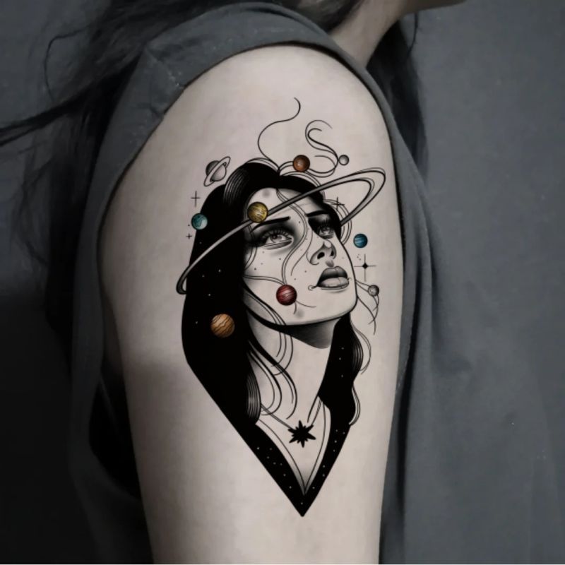 Vincent Van Gogh Waterproof Tattoo Sticker