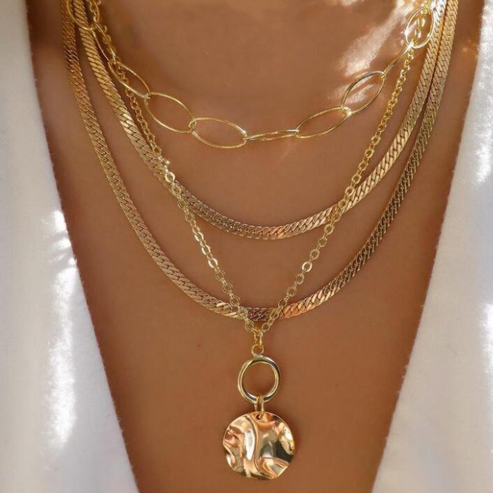 Moon Gold Necklace