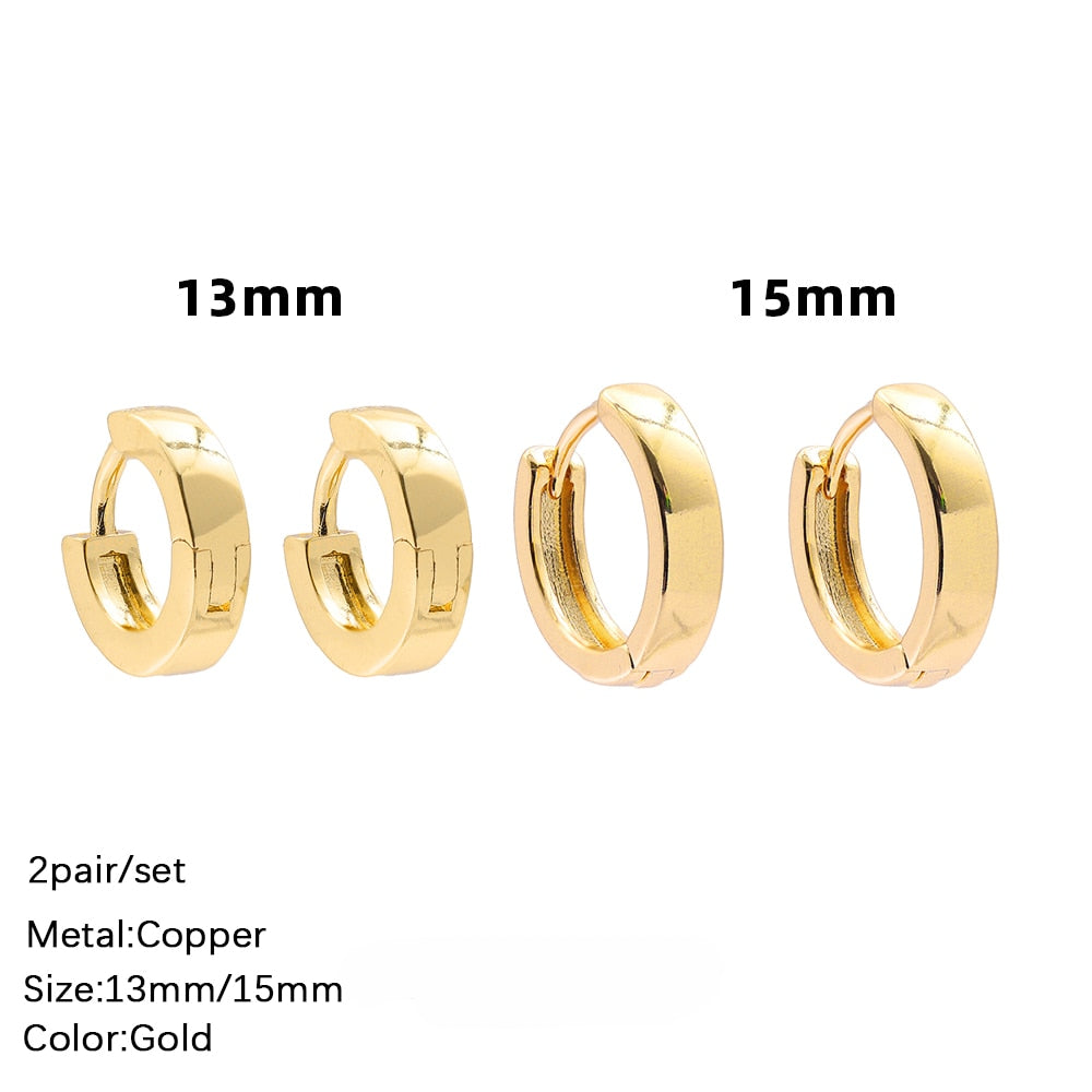 Classic Circle Hoop Earrings