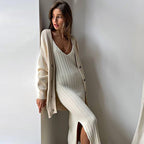 Knitted Slip Long Dress