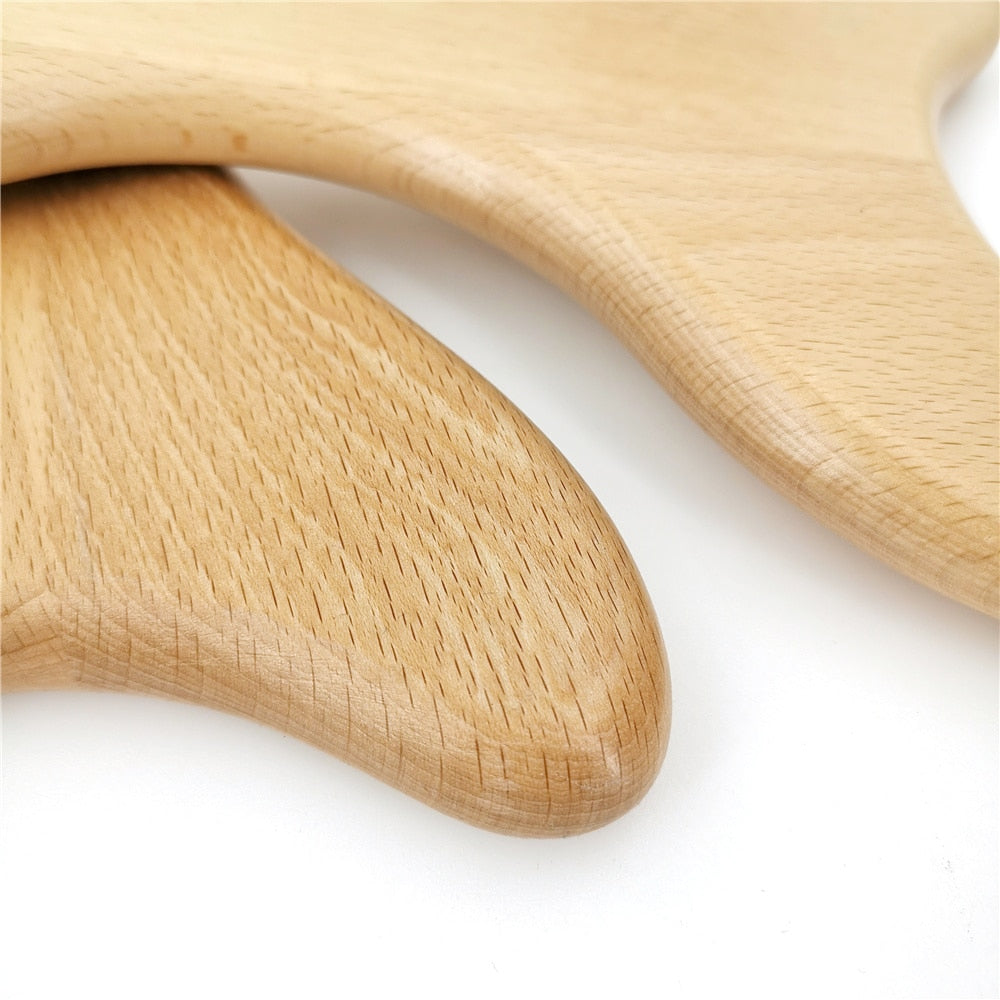 Wooden Gua Sha Lymphatic Drainage Massager Paddle