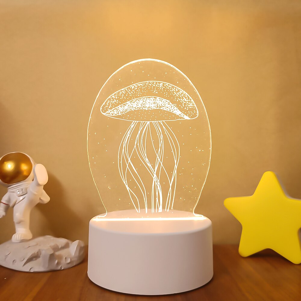 3D Acrylic USB Led Night Lamp