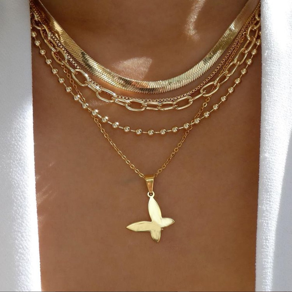 Moon Gold Necklace