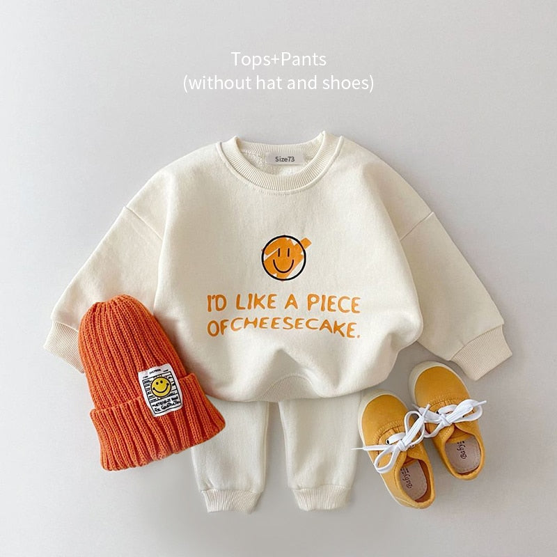 Casual Sweatshirt + Harem Pants Set