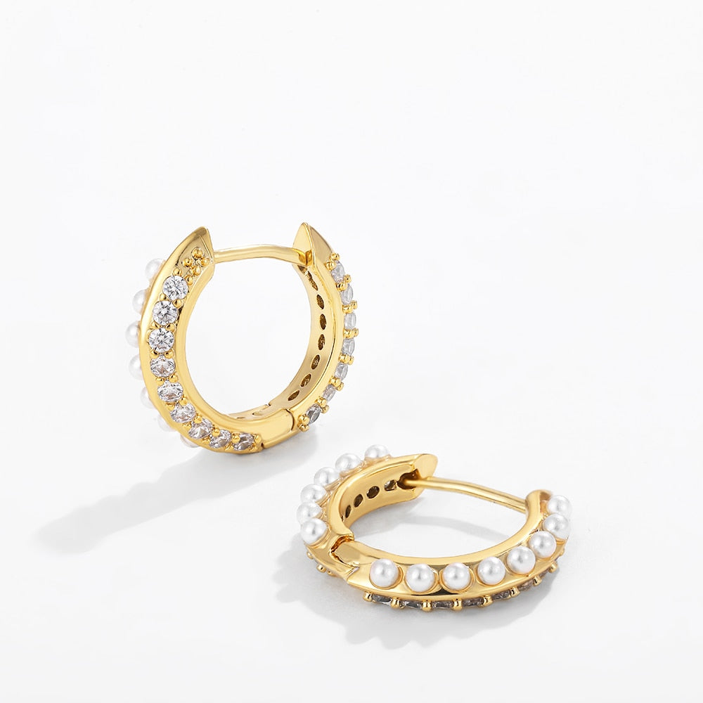 Minimalist Geometric Twist Hoop Earrings