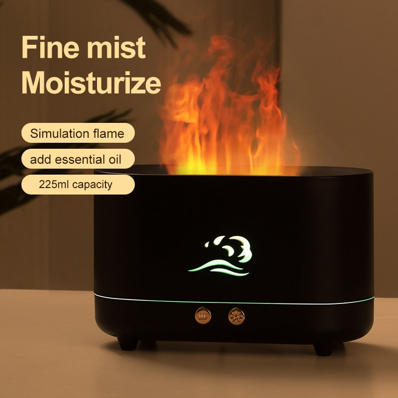 180ML USB  Simulation Flame Air Diffuser