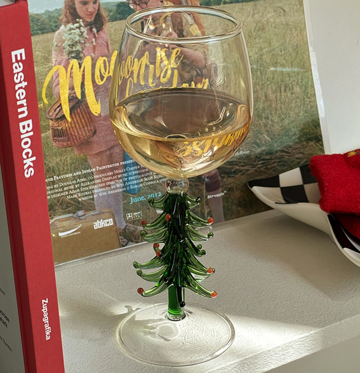 360ML Christmas Tree Wine Glass