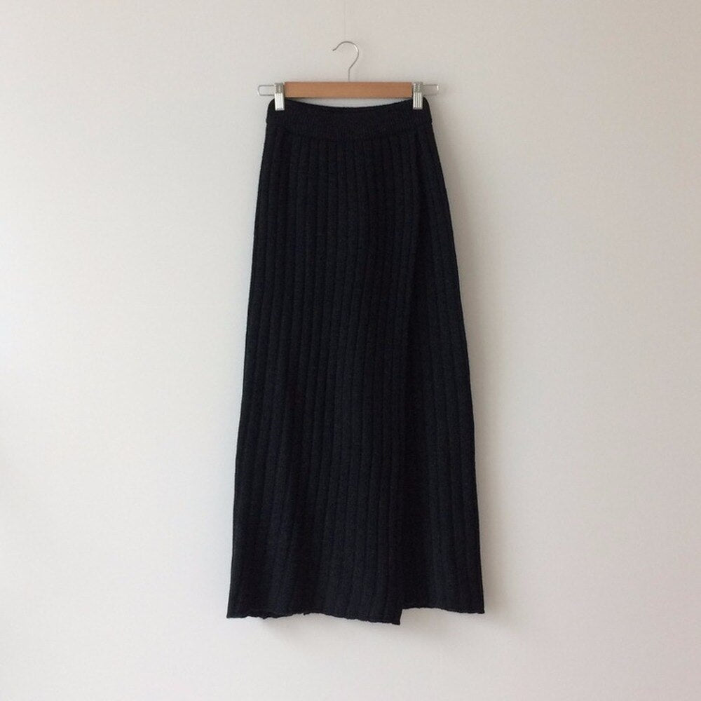 Long Knitted Skirt