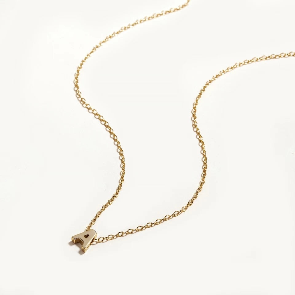 Silver/Gold 18K A-Z 26 Letters Necklace