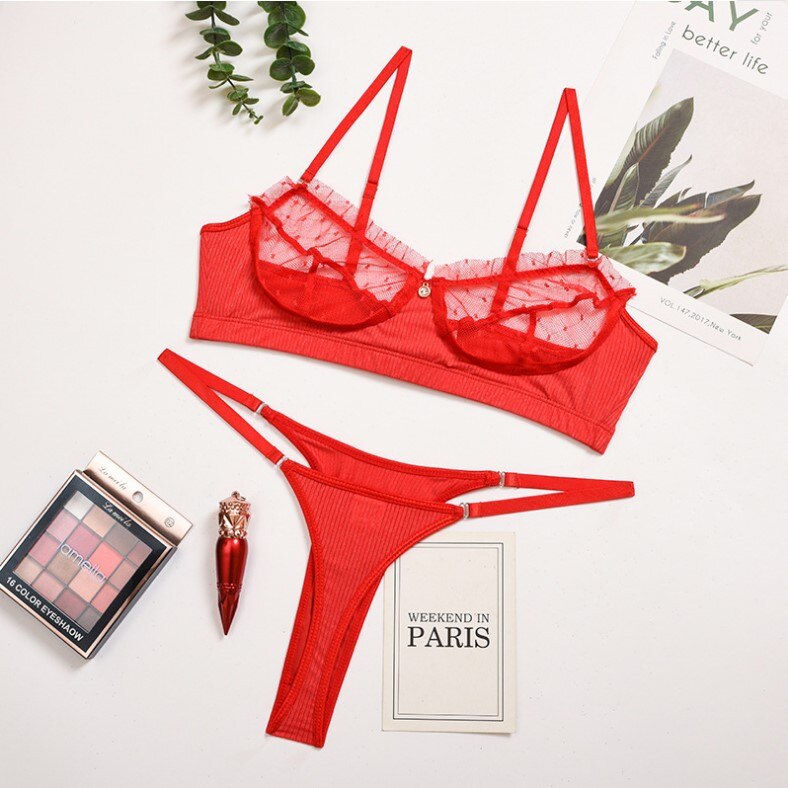 Sexy Lingerie Lace Bra Set