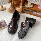 Oxford Platform Leather Shoes