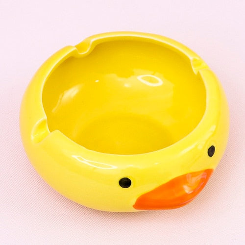 Cute Animals Ceramic Ashtray
