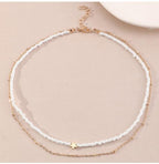 Pearl Beads Choker Necklace