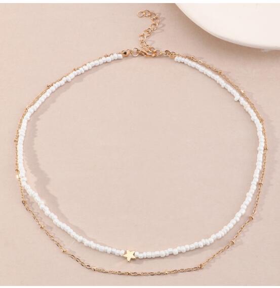 Pearl Beads Choker Necklace