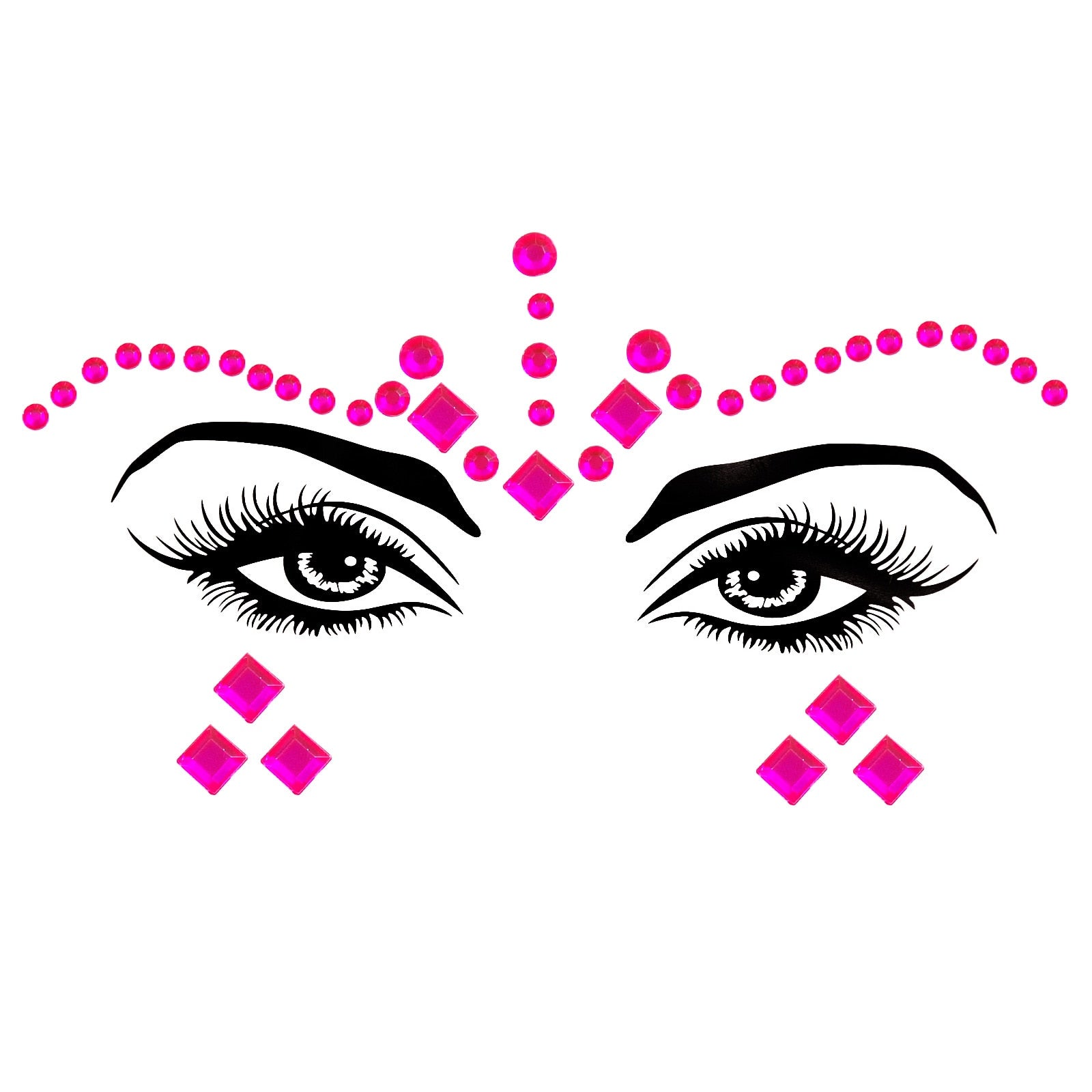 Crystal Body Art Stickers Make Up