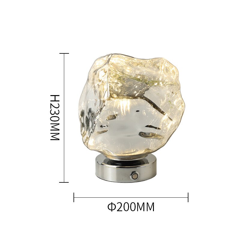 Lava Glass Table Lamp
