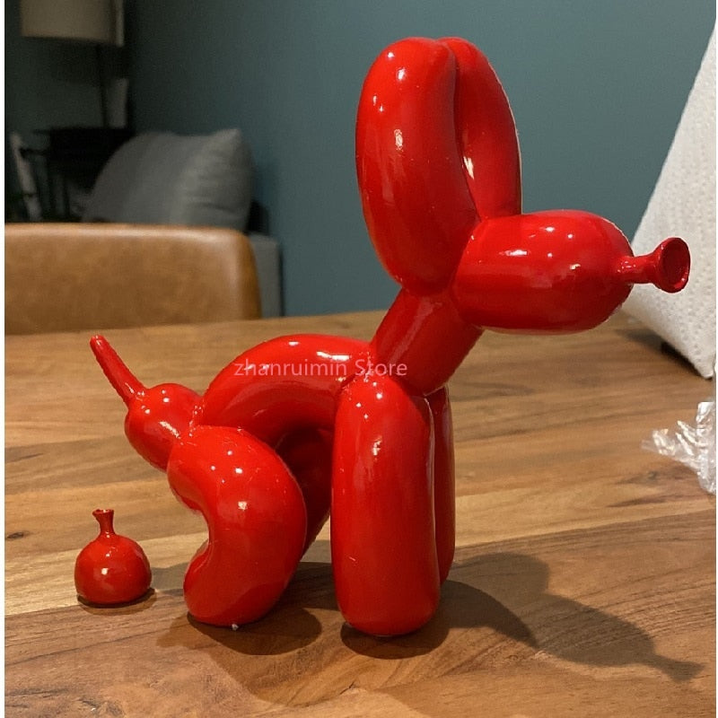 Balloon Dog Doggy Poo Sculpture