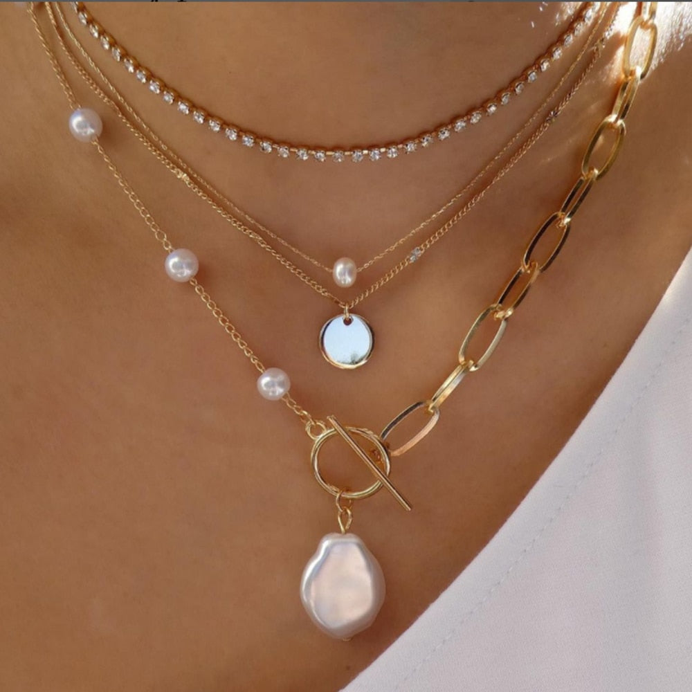 Moon Gold Necklace