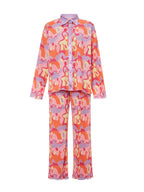 Purple/Orange Graphic PrintTwo Piece Set