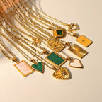 Mix Set Gold Rhinestone Necklace