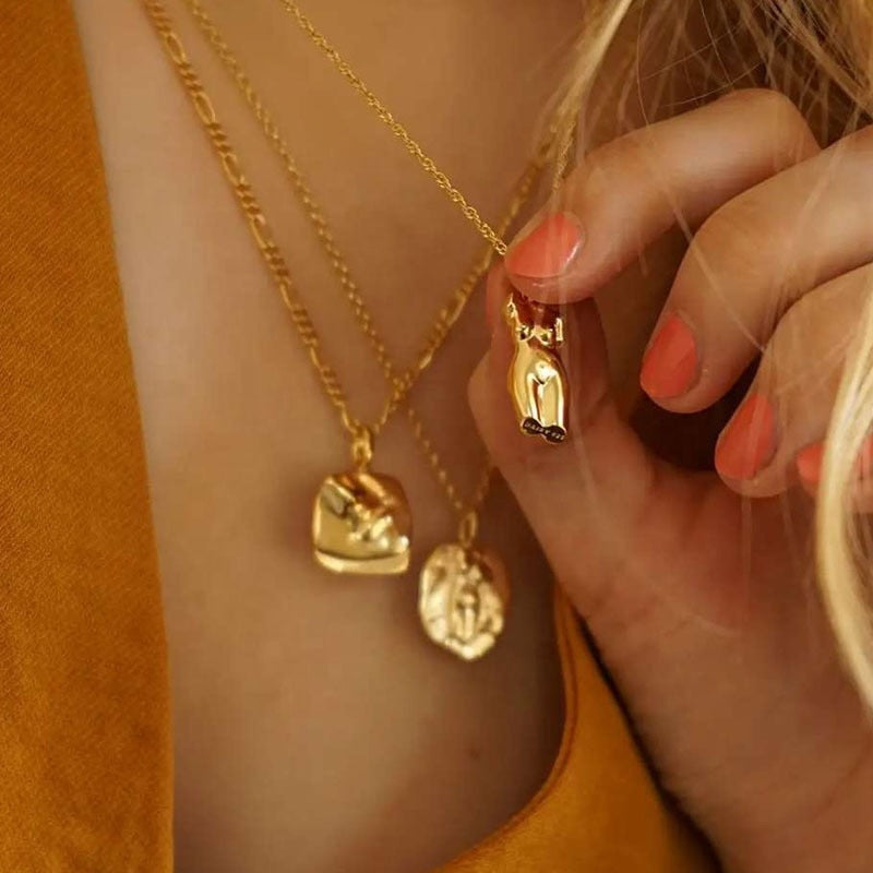 Mix Set Gold Rhinestone Necklace