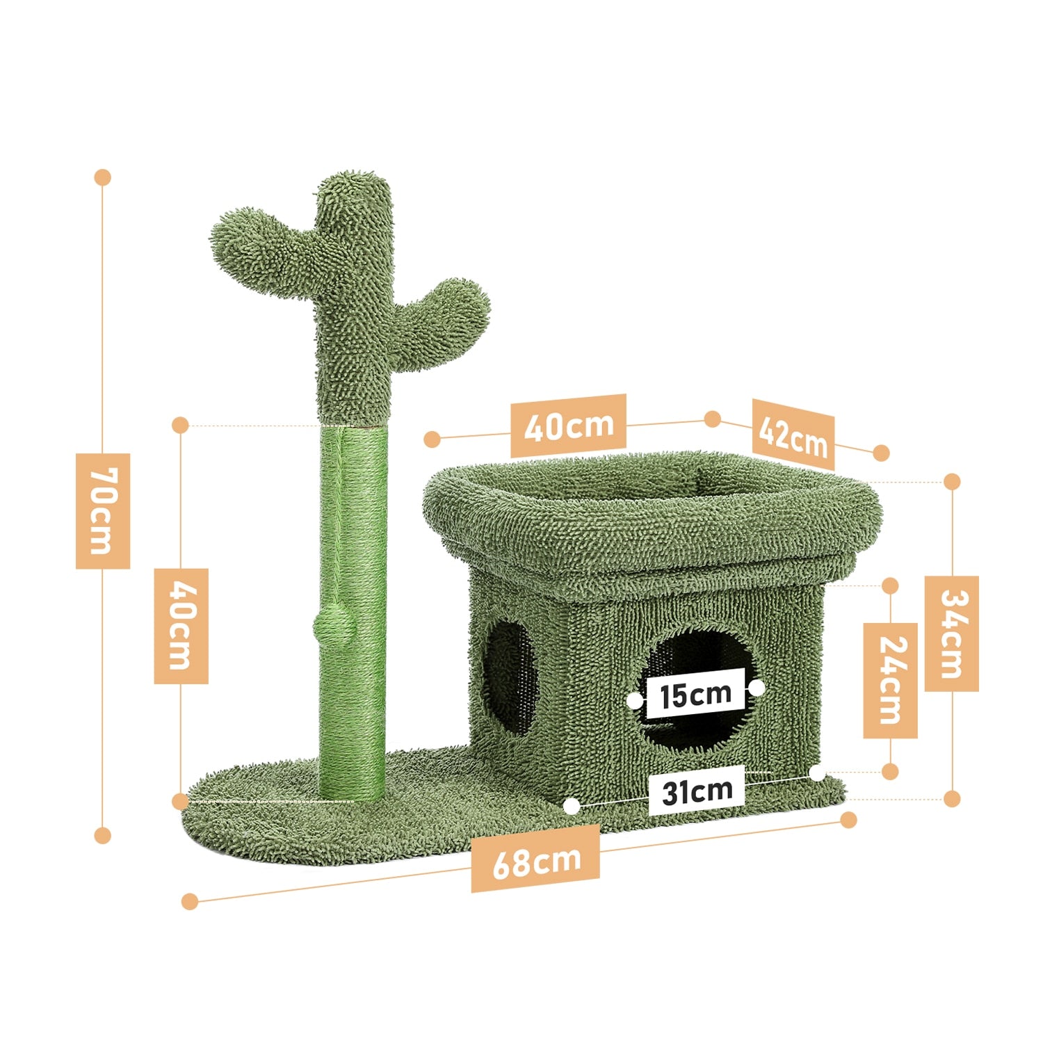 Cactus Pet Cat Tree Toy