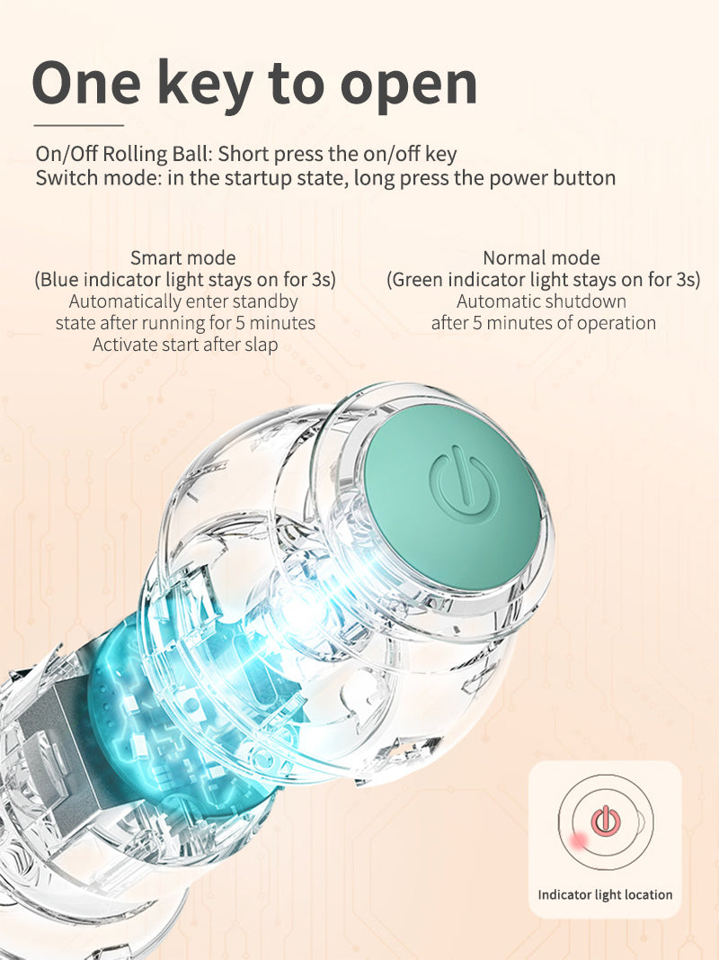 Smart Automatic Cat Rolling Ball