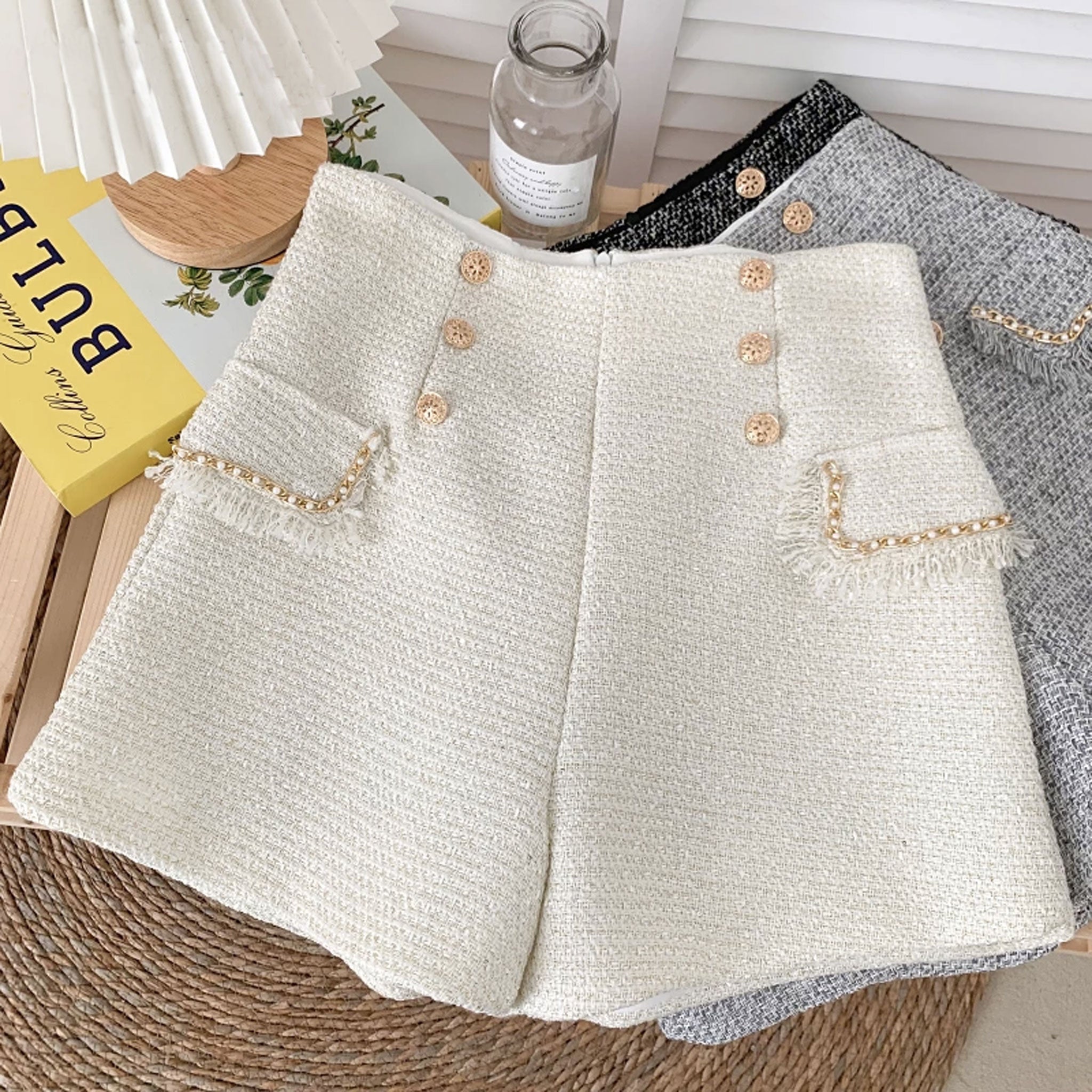 Tweed Pocket Shorts