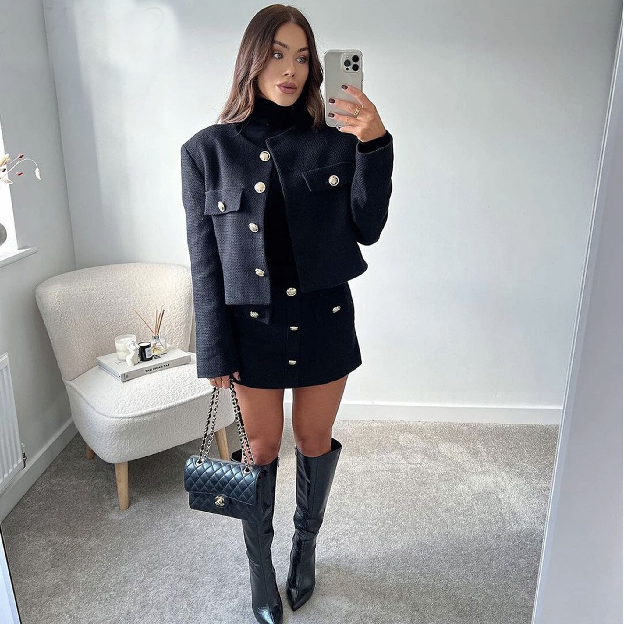 Tweed Jacket Set